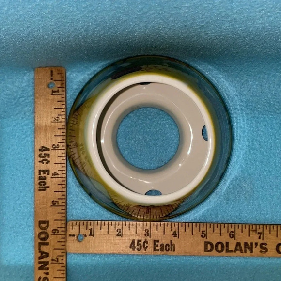 YANKEE farm animals ceramic candle lamp shade rooster cow vintage dead stock NEW - Picture 7 of 7